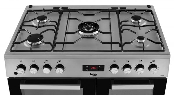beko range cooker dual fuel 5 gas rings wok burner galway tuam