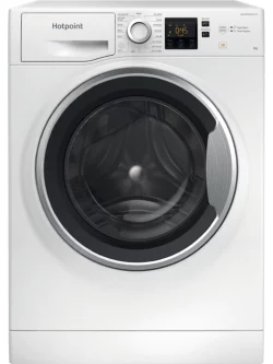 Hotpoint HNR9W64WSIRE washing machine, 9KG capacity, 1400rpm, designed for efficient laundry care with advanced washing features for thorough, gentle cleaning