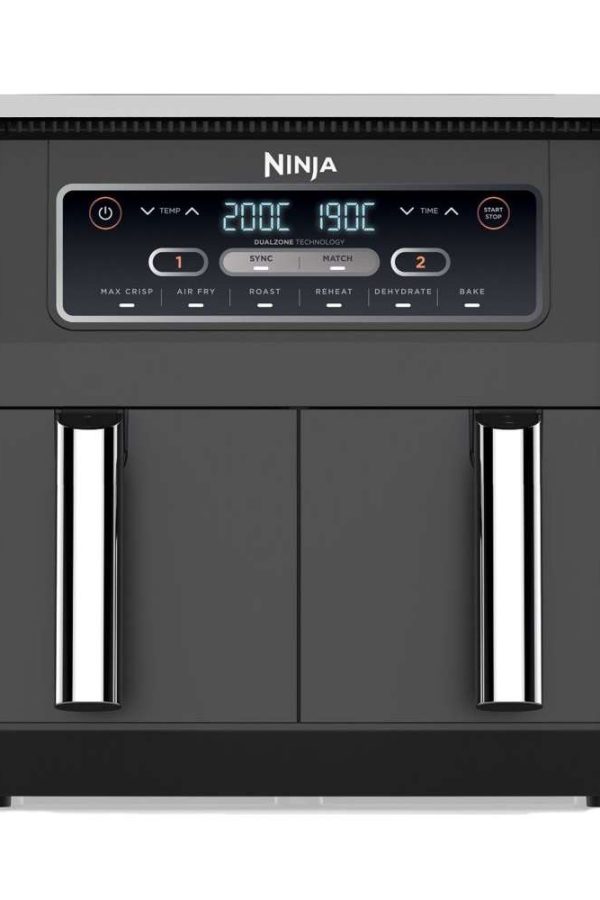 Ninja AF300UK Air Fryer, 7.6L capacity with multiple cooking functions, including air frying, roasting, baking, and grilling, for healthier, faster meals with less oil.